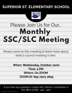 SSC SLC meeting